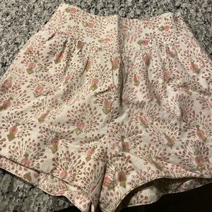 Tuckernuck Mirth Peacock Peach Shorts XS